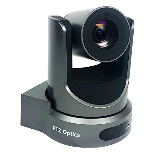 PTZOptics -20X-SDI GEN-2 PTZ IP-Streaming-Kamera mit gleichzeitigen HDMI- und 3G-SDI-Ausgängen – Grau