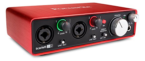 Focusrite Scarlett 2i2 (2. Generation) USB-Audio-Interface mit Pro Tools | Erste