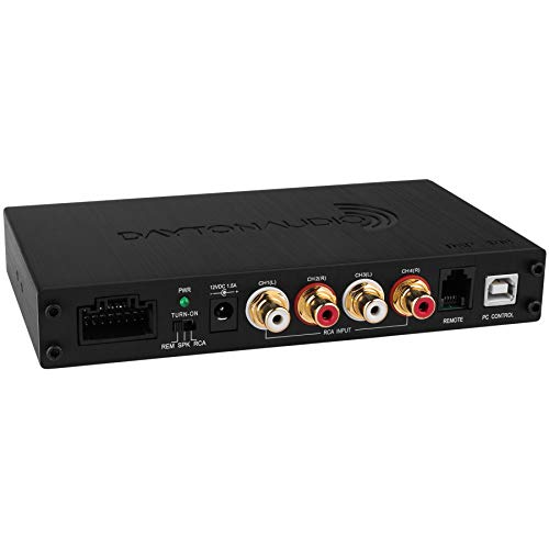 Dayton Audio DSP-408 4x8 DSP-Digitalsignalprozessor für Heim- und Auto-Audio