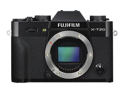 Fujifilm X-T20 spiegellose Digitalkamera - Schwarz (nur Gehäuse)