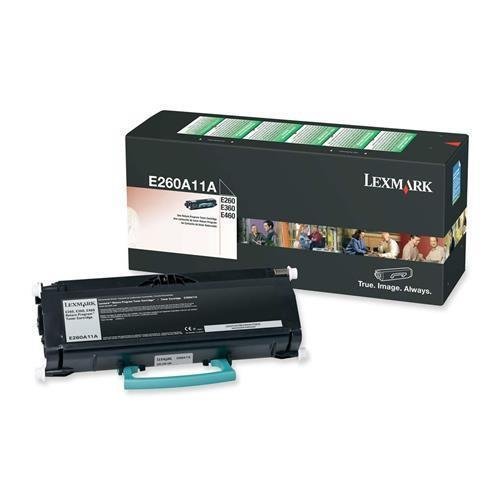 Lexmark E260A11A E260 E360 E460 E462 Tonerkartusche (Schwarz) in Einzelhandelsverpackung