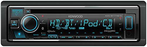 KENWOOD KDC-BT778HD Einzel-DIN-Bluetooth-CD-Autoradio-Receiver mit Amazon Alexa-Sprachsteuerung | LCD-Textanzeige | USB- und Aux-Eingang
