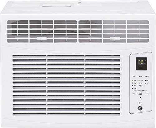  GE Elektronische Klimaanla für Fenster | 6.000 BTU | Einfaches Installationsset und Fernbedienung im Lieferumfang enthalten | Komplett mit 3-Stufen-Lüfter und individueller Temperaturrelung | Kühlt...