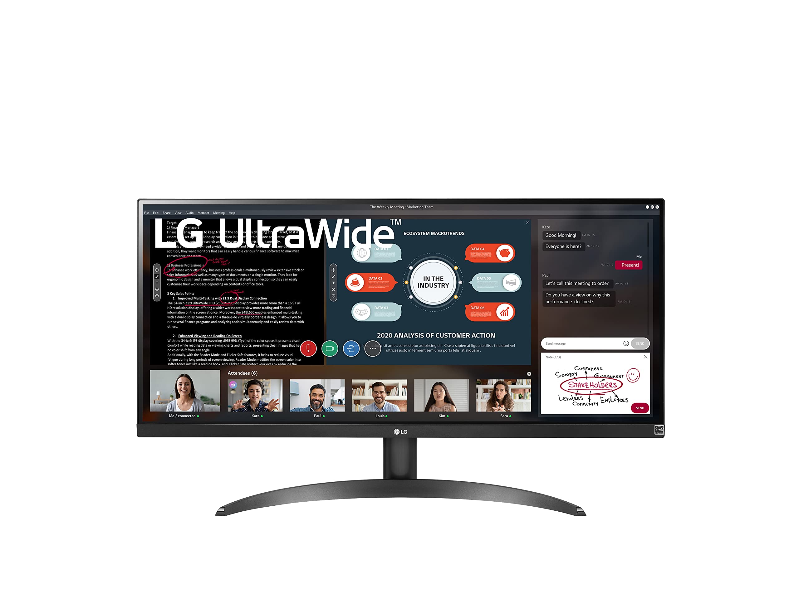 LG 29 UltraWide Full HD HDR-Monitor mit FreeSync