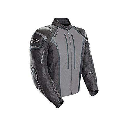 Joe Rocket Atomic 5.0 Herren-Textil-On-Road-Motorradjacke - Schwarz/Grau/Medium