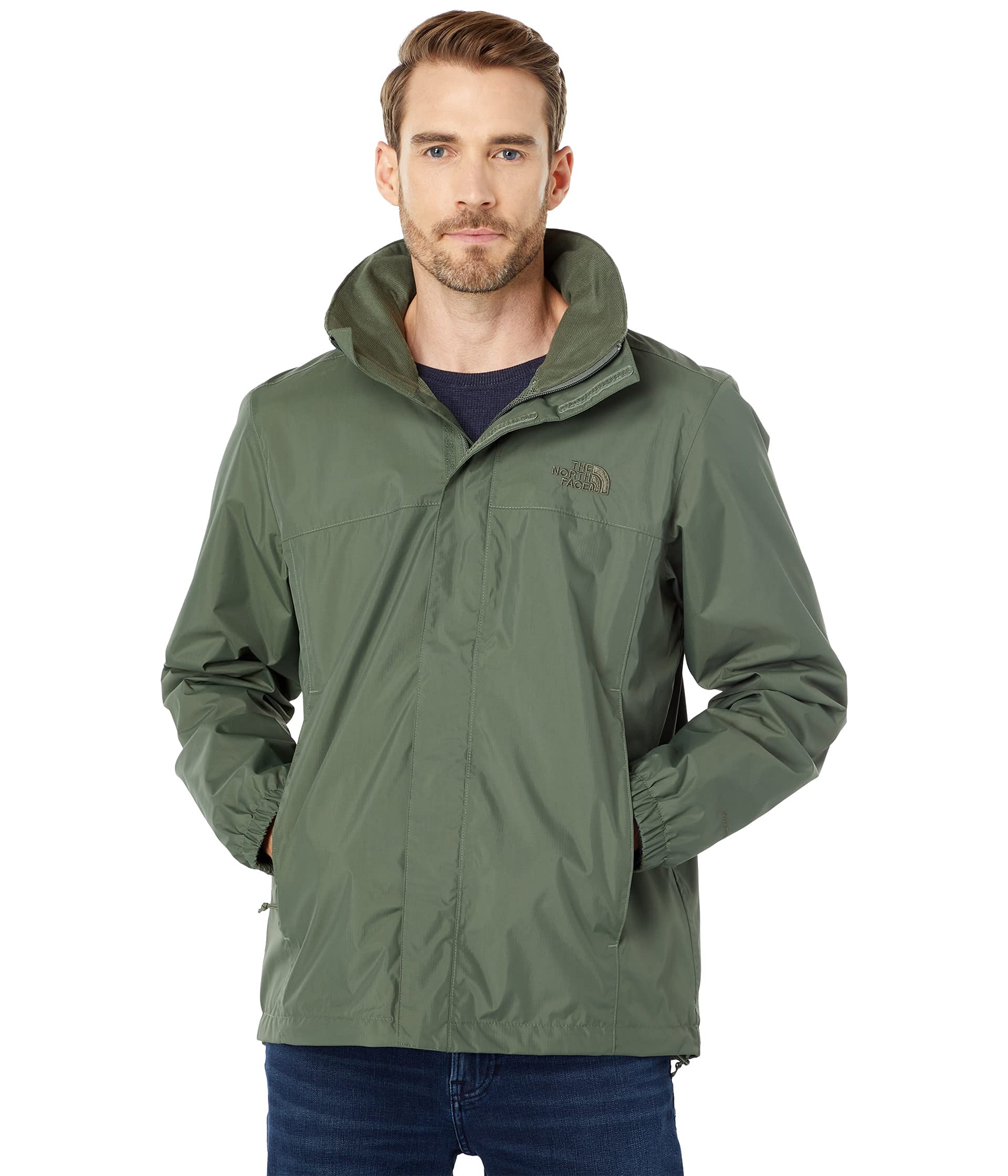 The North Face Wasserdichte Regenjacke Resolve 2 für Herren mit Kapuze