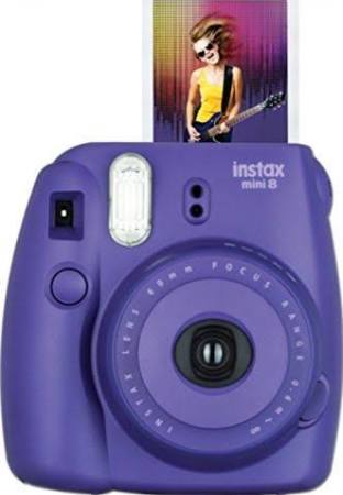 Fujifilm Instax Mini 8 Sofortbildkamera (Traube)