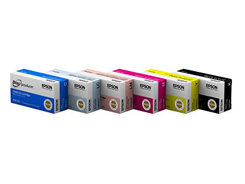 Epson DiscProducer PP-100 Tintenpatronen-Set mit 6 Farben in Einzelhandelsverpackung