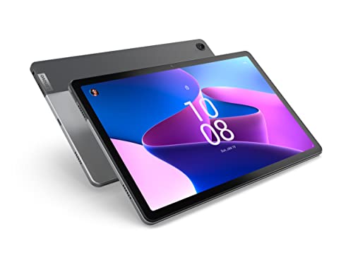 Lenovo Tab M10 Plus (3. Generation) – 2022 – Lange Akkulaufzeit – 10' FHD – 8-MP-Kamera vorne und hinten – 3 GB Speicher – 32 GB Speicher – Android 12 oder höher