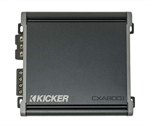 Kicker 46CXA8001 Car-Audio-Klasse-D-Verstärker Mono 1600 W Peak Sub-Verstärker CXA800.1