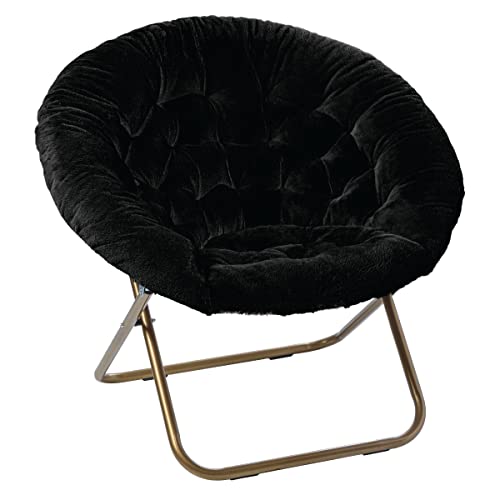 Milliard Gemütlicher Stuhl/Untertassenstuhl aus Kunstfell für Schlafzimmer/X-Large