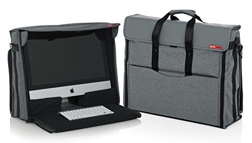 Gator Cases Creative Pro Series Nylon-Tragetasche für Apple iMac Desktop-Computer mit Zuggriff und Rollen