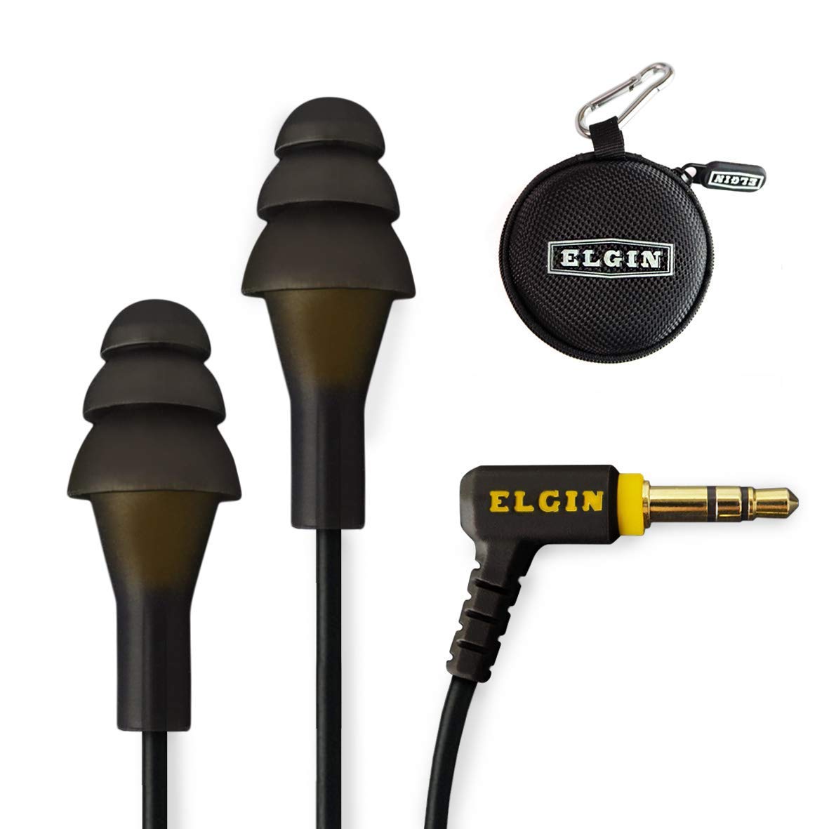 Elgin Ruckus-Ohrstöpsel-Ohrhörer | OSHA-konforme In-Ear-Kopfhörer mit Geräuschreduzierung: Isolierende Ohrstöpsel-Ohrhörer