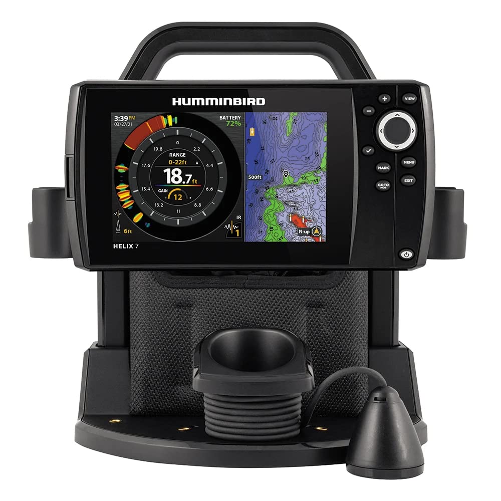 Humminbird 411760-1 ICE Helix 7 Chirp GPS G4 Ganzjahres-Fischfinder