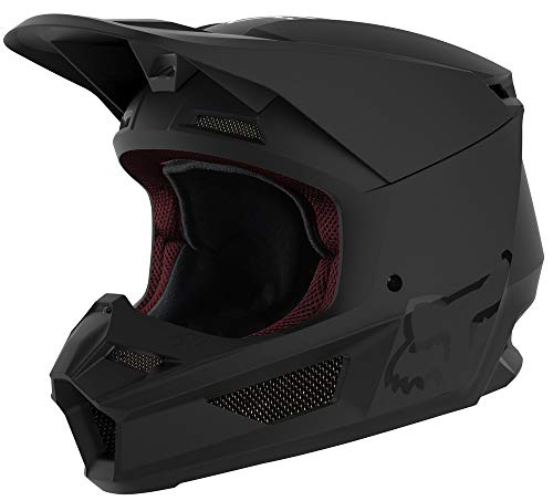 Fox Racing powersports-Helmets YTH V1 Mattschwarzer Helm