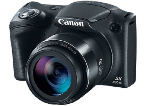 Canon PowerShot SX420 IS (Schwarz) mit 42-fachem optischen Zoom und integriertem WLAN