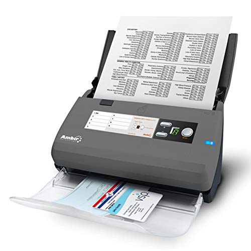 Ambir ImageScan Pro 820ix 20 Seiten pro Minute Hochgeschwindigkeits-ADF-Scanner für Windows-PC und Mac