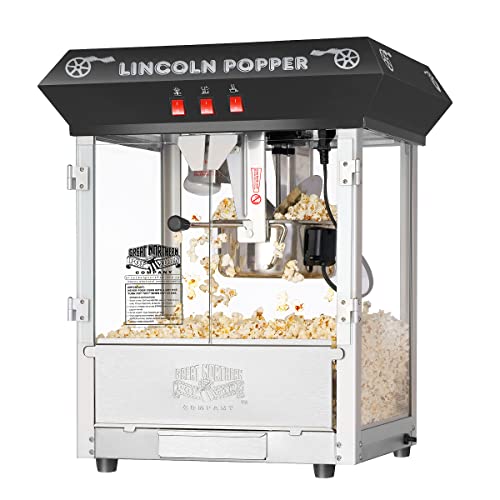 Great Northern Popcorn Company Black Bar Style Lincoln 8 Unzen antike Popcornmaschine (Bar-Stil)