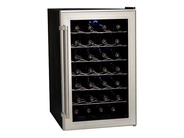 Koldfront TWR282S 28 Flasche Thermoelektrischer Weinkühler mit extremer Kapazität - Platin