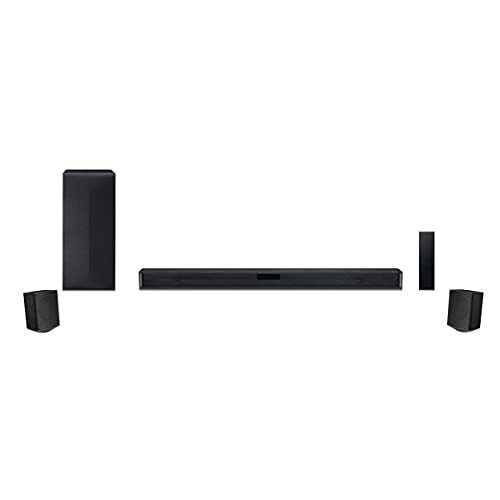 LG 4.1-Kanal-Soundbar mit Surround-Sound-Lautsprechern – SNC4R