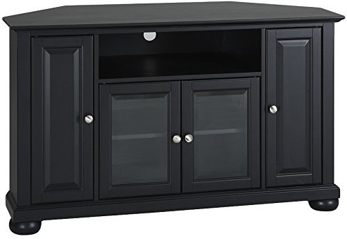 Crosley Furniture LaFayette 48-Zoll-Eck-TV-Ständer – Schwarz