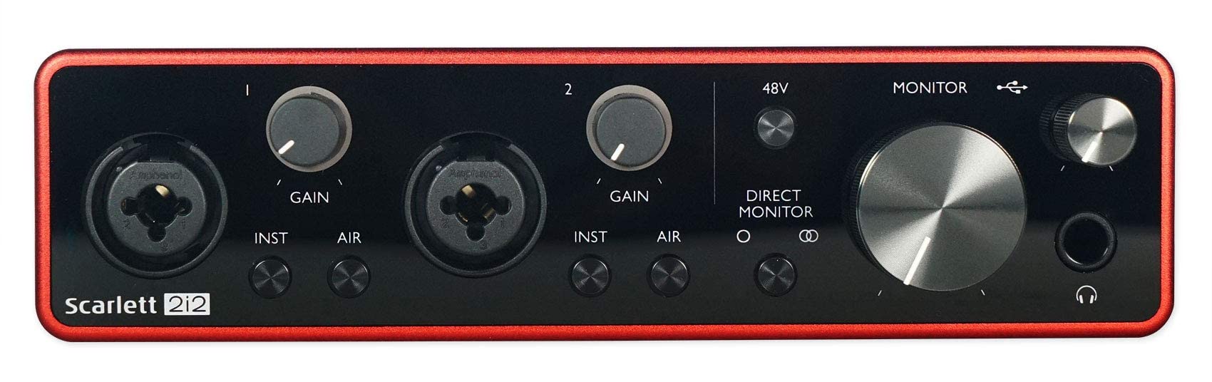 Focusrite SCARLETT 2I2 192-kHz-USB-Audio-Interface der 3. Generation mit Pro Tools First