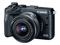 Canon spiegellose Kamera mit einem Objektiv EOS M6 Objektivsatz (schwarz) EF-M15-45mm F3.5-6.3 IS STM - (Japan Import-No Warranty)