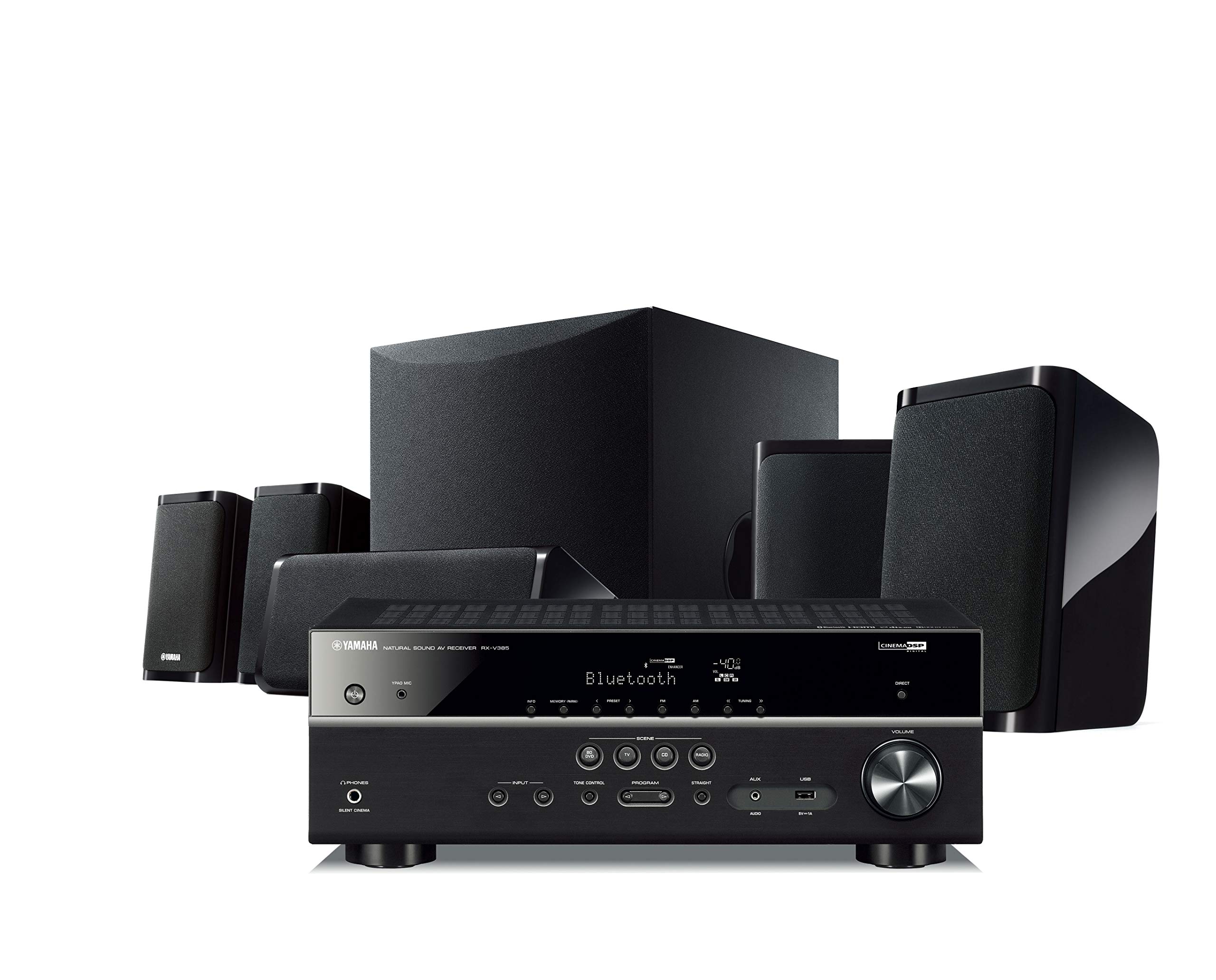 Yamaha Audio YHT-4950U 4K Ultra HD 5.1-Kanal-Heimkinosystem mit Bluetooth