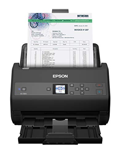 Epson Workforce ES-865 Hochgeschwindigkeits-Farbduplex-Dokumentenscanner mit Twain-Treiber