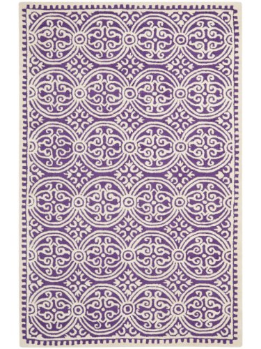 Safavieh Teppich in Lila und Elfenbein (12 Fuß L x 9 Fuß B)