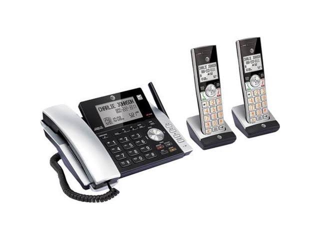 AT&T CL84215 DECT 6.0 Erweiterbares Schnurlostelefonsystem mit digitaler Anrufbeantwortung