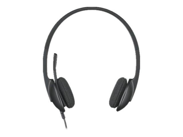 Logitech USB-Headset H340 für Internetanrufe und Musik ...