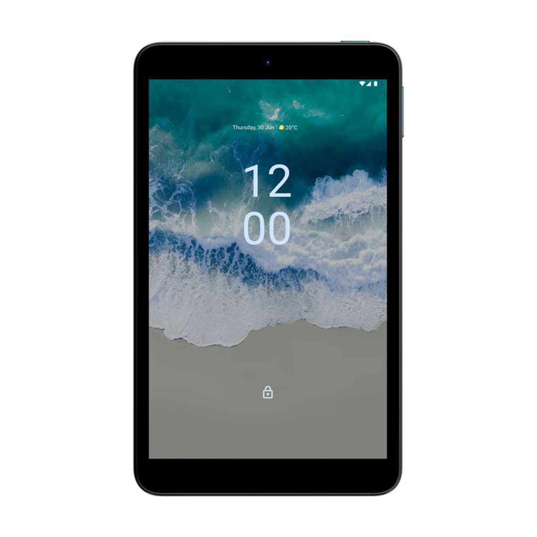 Nokia T10 | Android 12 | 8-Zoll-Bildschirm | Tablette | US-Version | 4/64 GB | 8MP-Kamera | Meerblau