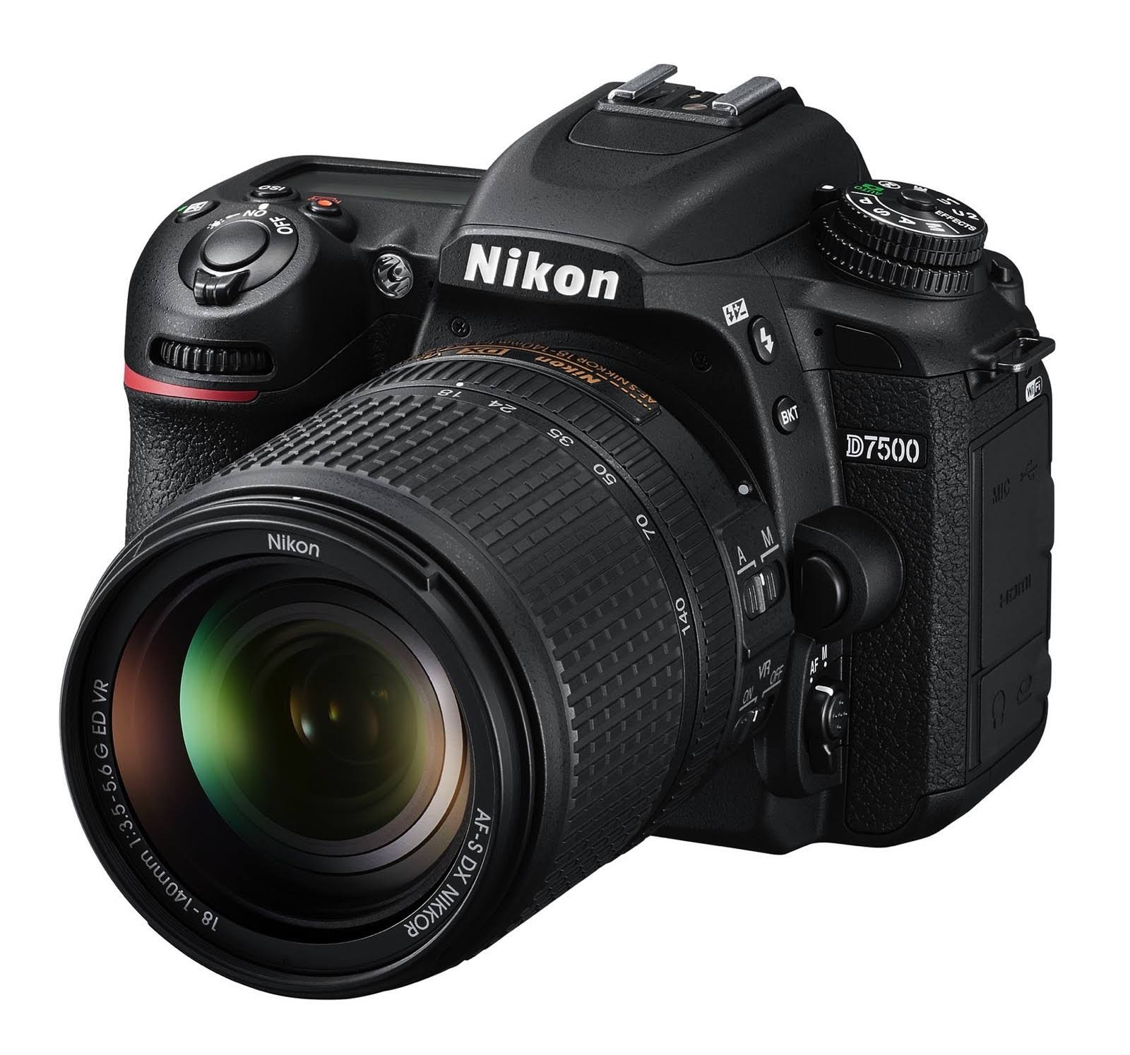 Nikon Digitale Spiegelreflexkamera im DX-Format D7500 mit 18-140 mm VR-Objektiv