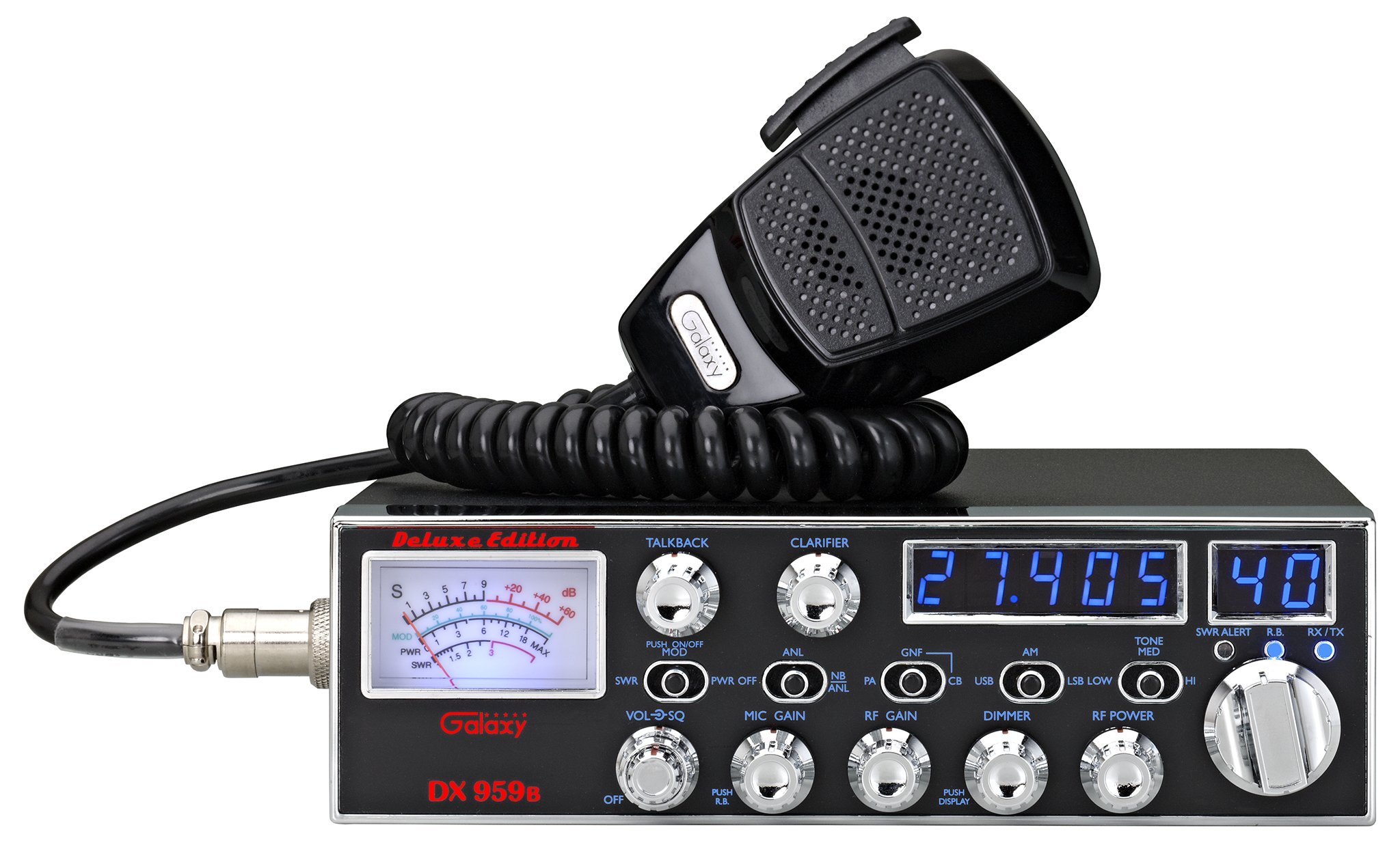 Galaxy Audio DX-959 40-Kanal AM/SSB Mobiles CB-Radio mit Frequenzzähler