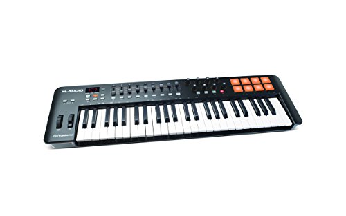 M-Audio M Audio Oxygen 49 IV | 49-Tasten-USB / MIDI-Keyboard mit 8 Trigger-Pads und einer vollständigen Lieferung produktions- / leistungsbereiter Bedienelemente
