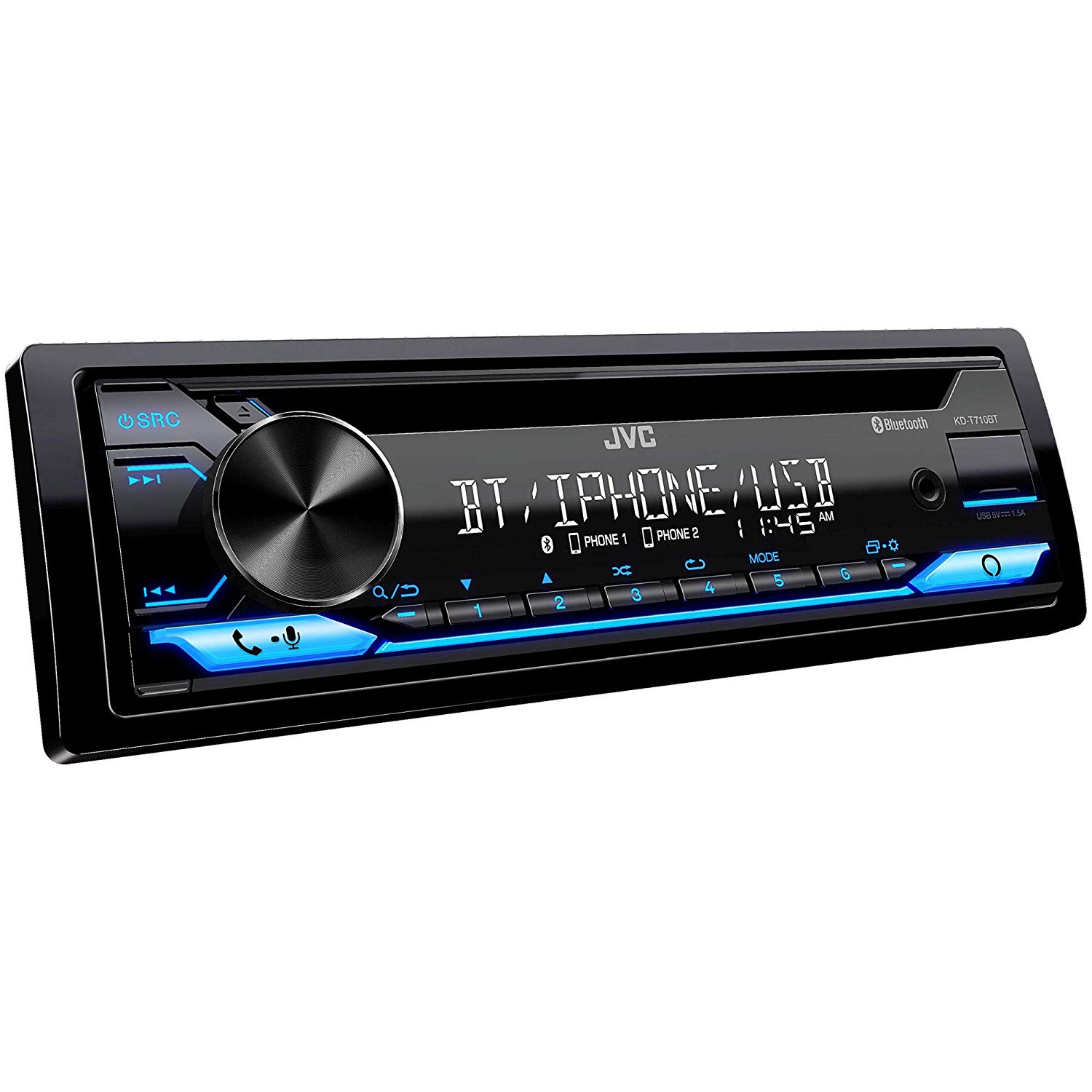 JVC KDT710BT In-Dash Digital Media Autoradio-Receiver