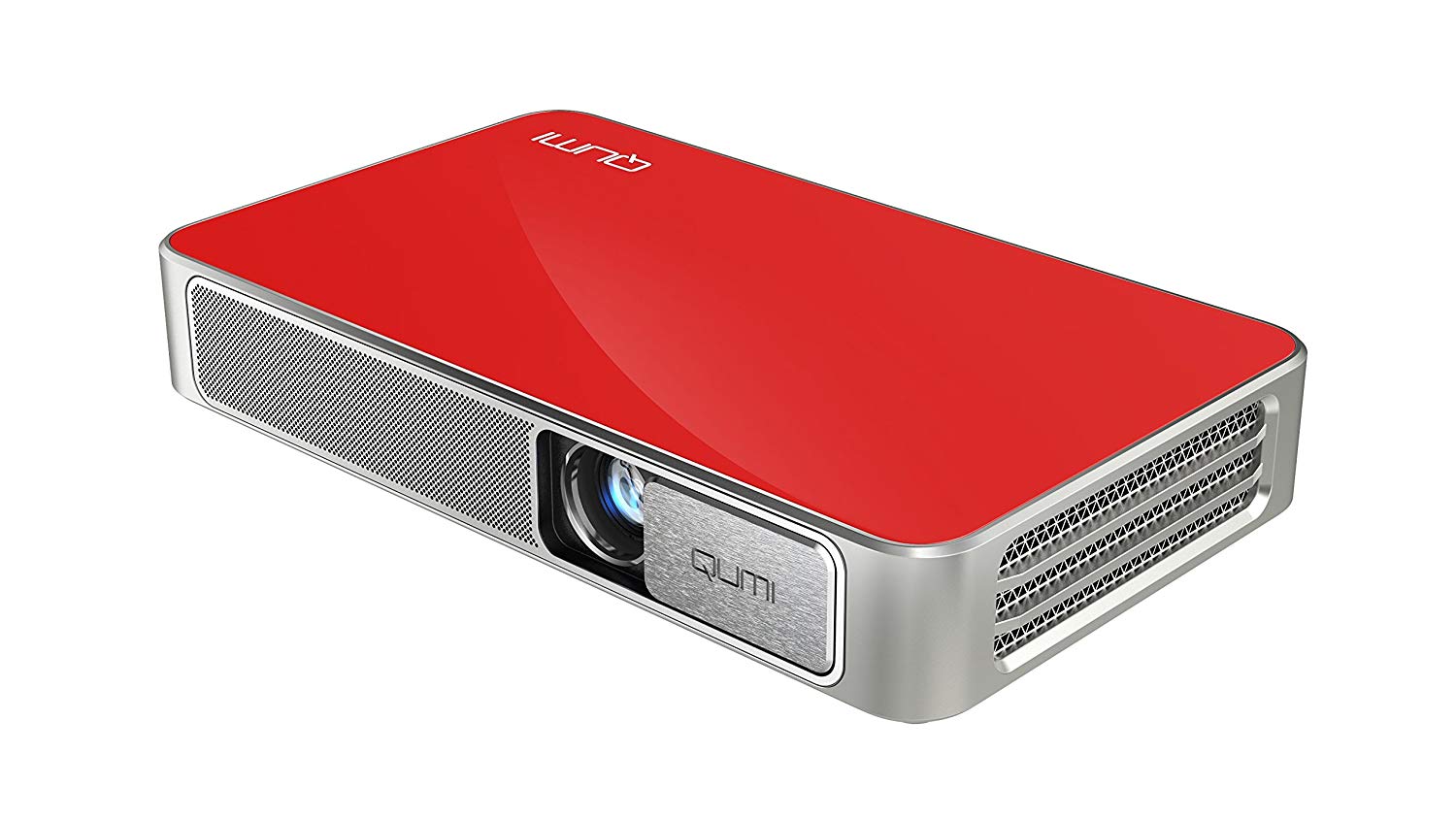 Vivitek Qumi Q3 Plus Ultra HD 720p Pocket DLP-Projektor mit 500 Lumen und Wi-Fi Red Refurb