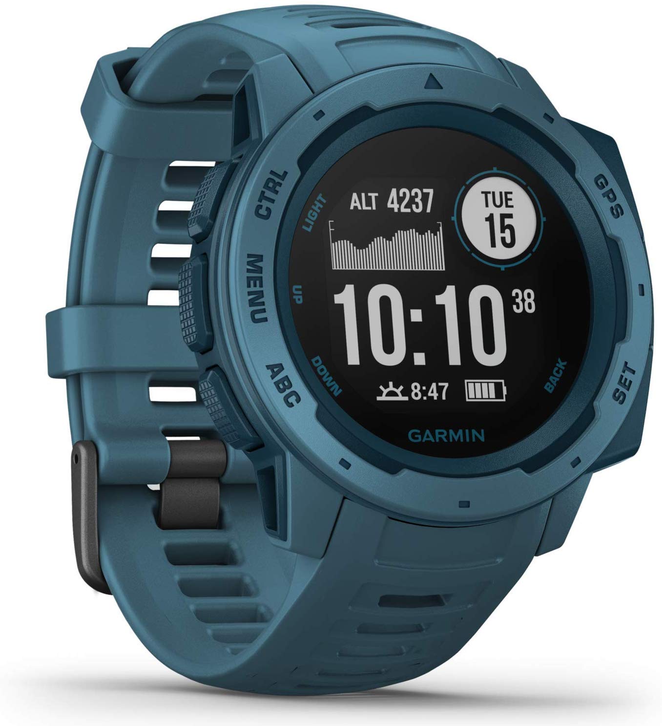 Garmin Instinct - Smart Watch mit Herzfrequenzmesser - Lakeside Blue